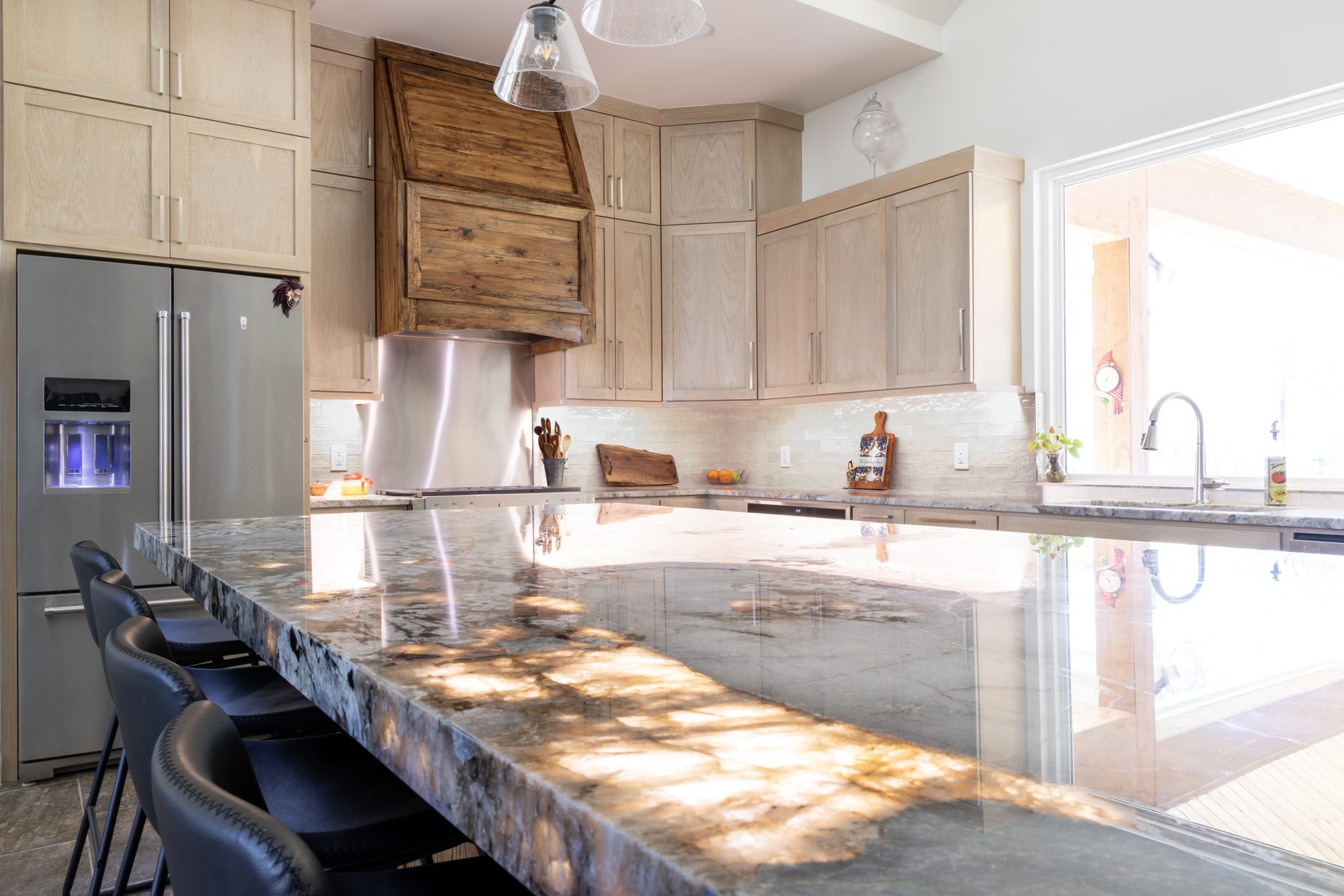 Custom kitchen remodel by Hazelwood Construction